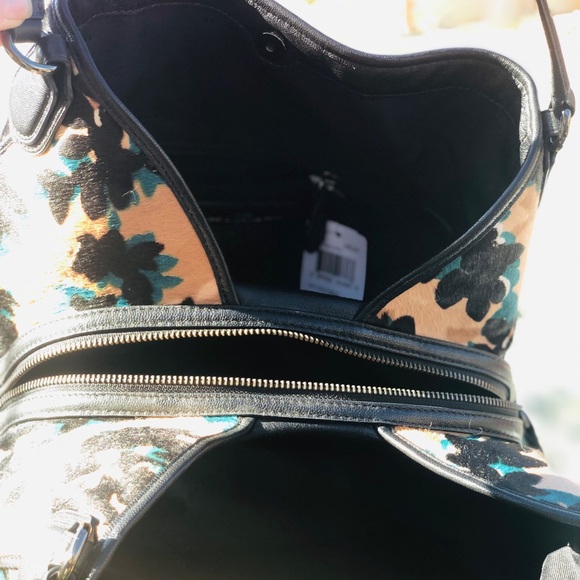 Coach NWT. Edie shoulder bag. Print & dyed calf hair. Limited Edition. ♥️ - Picture 10 of 13